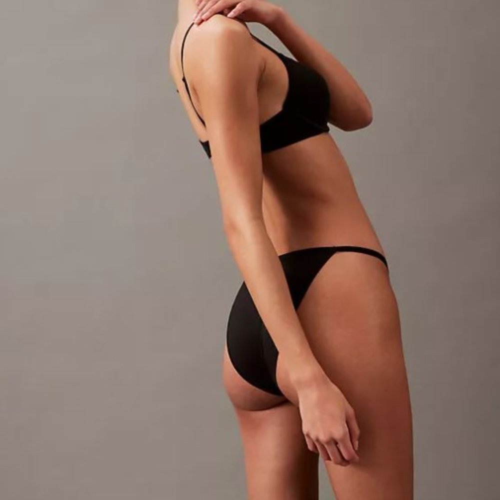 NWT Calvin Klein Mid-rise Women String Bikini 3 Pack - Picture 3 of 4